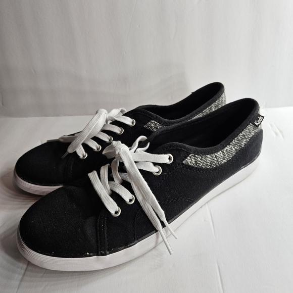 Keds Women's Black Lace Sneakers Size 7 - Picture 5 of 7